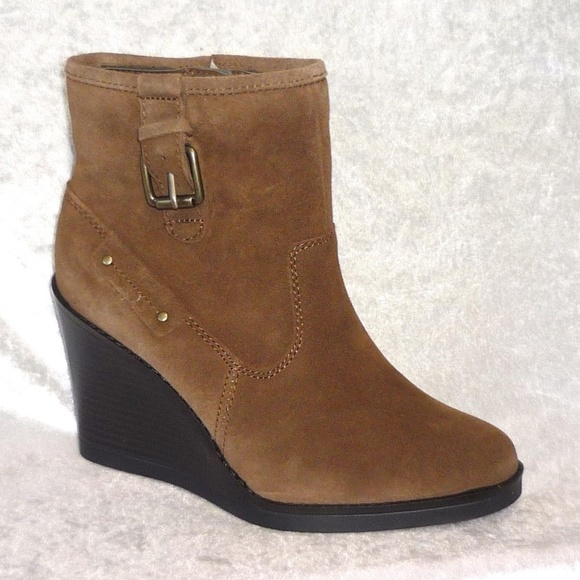 Womens Boots Liz Claiborne Wedge Ankle 6.5, 10 NEW - Picture 5 of 8